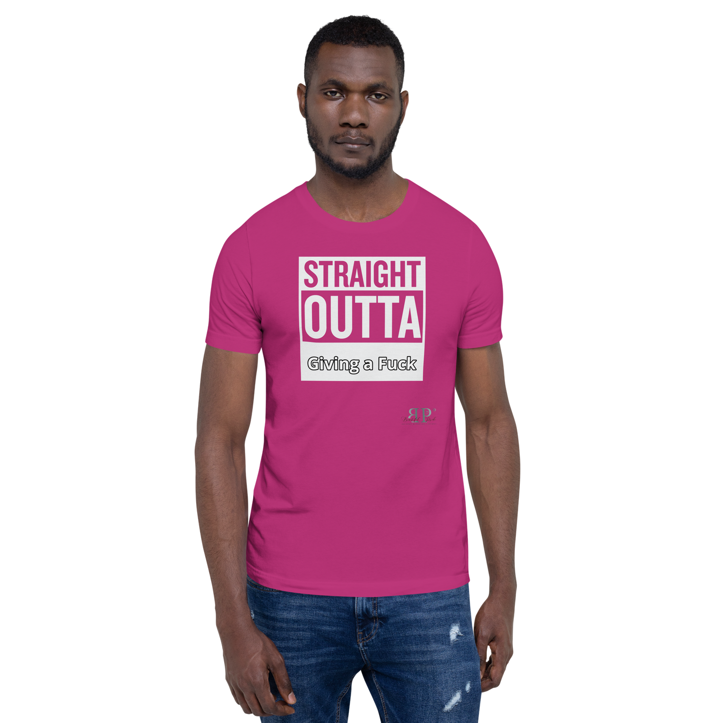 Straight Outta Giving a F*ck Unisex t-shirt