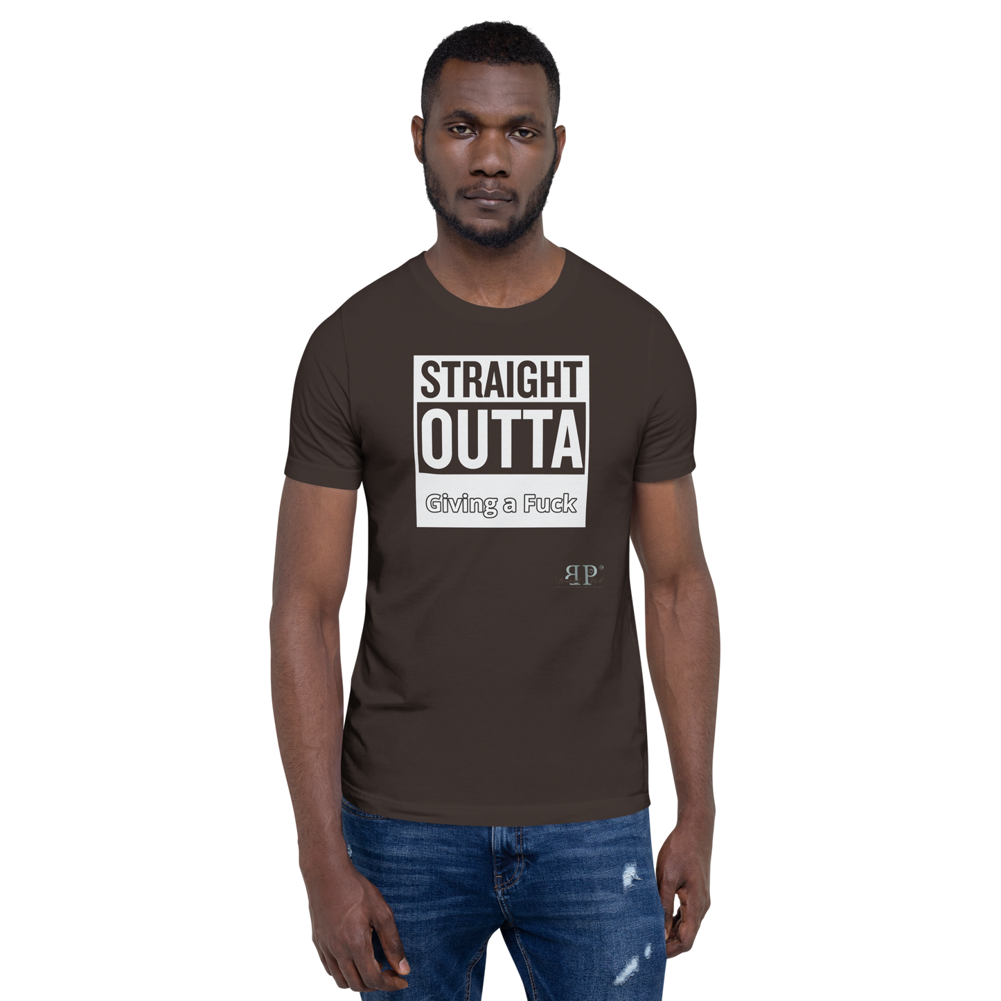 Straight Outta Giving a F*ck Unisex t-shirt