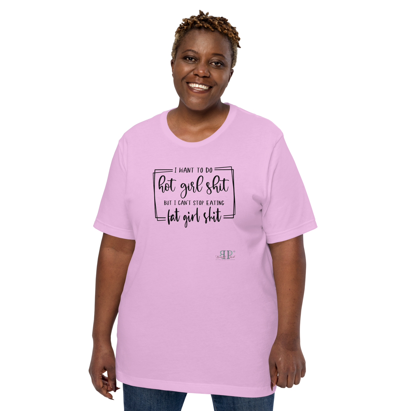 Hot Girl/Fat Girl Shit Unisex t-shirt