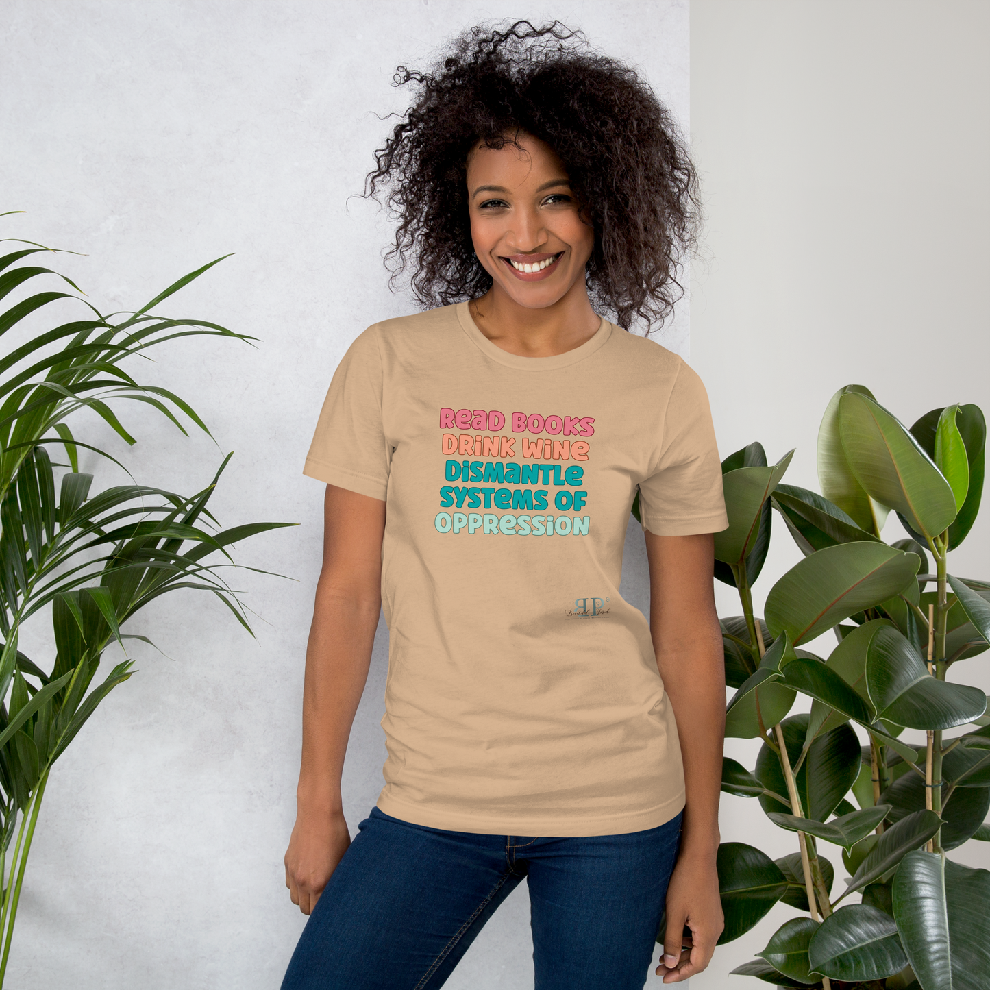Read Books & Dismantle Oppression Unisex t-shirt