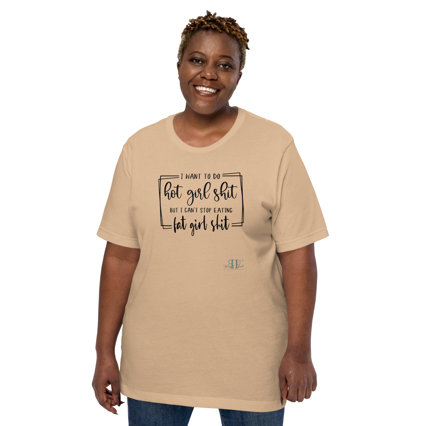Hot Girl/Fat Girl Shit Unisex t-shirt