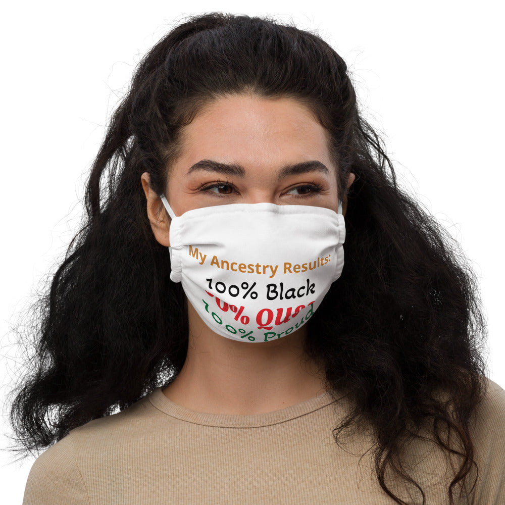 100% Queen Colors of the Motherland Face Mask