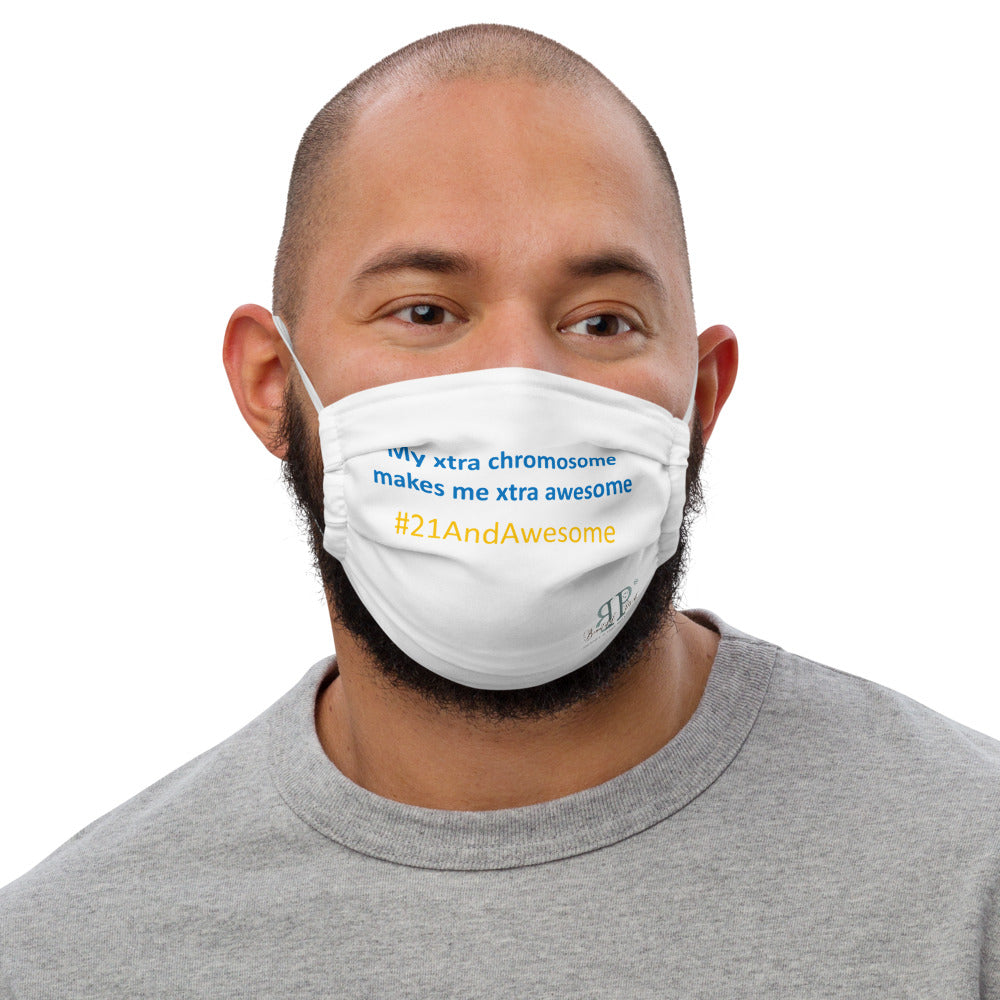 21 and Awesome face mask