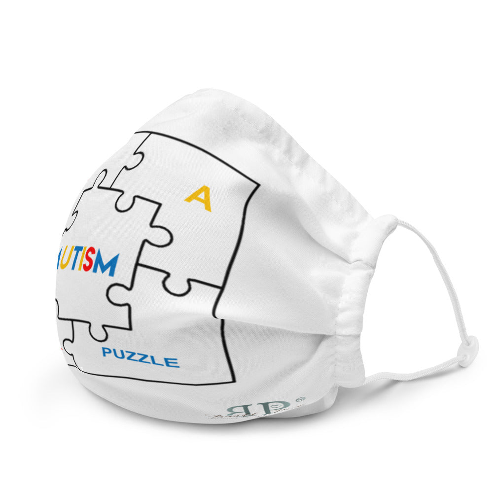 AUTISM: I'm a beautiful Puzzle face mask