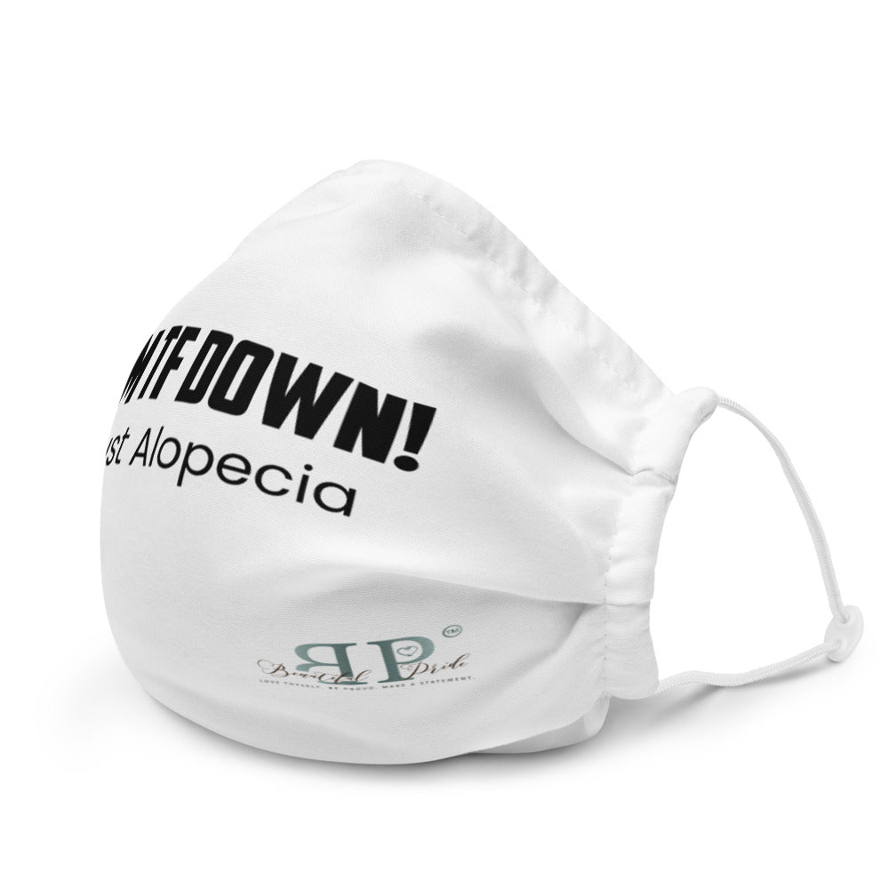 Calm TF Down It's Just Alopecia Face Mask