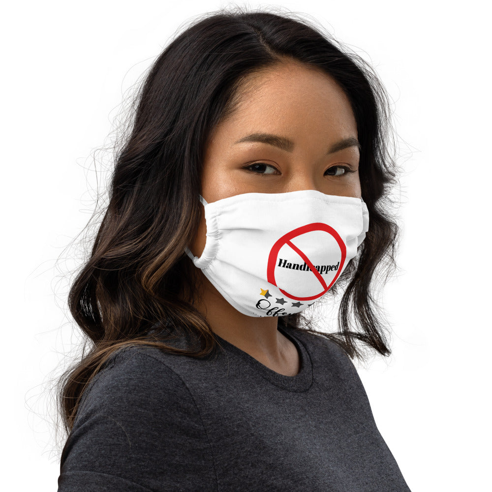 Handicapped: Offensive & Not Recommended face mask