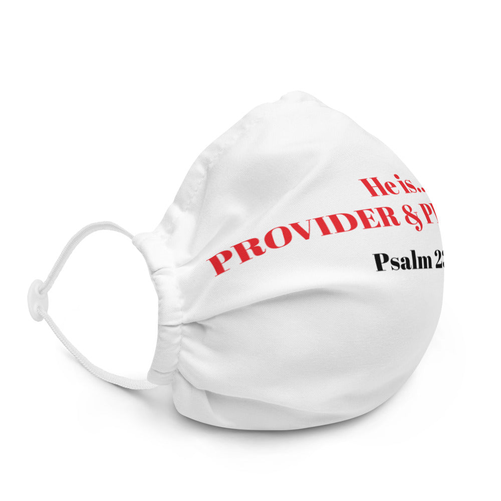 He is Provider & Protector- Psalm 23:1-6 face mask