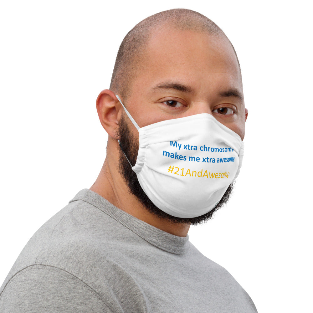 21 and Awesome face mask