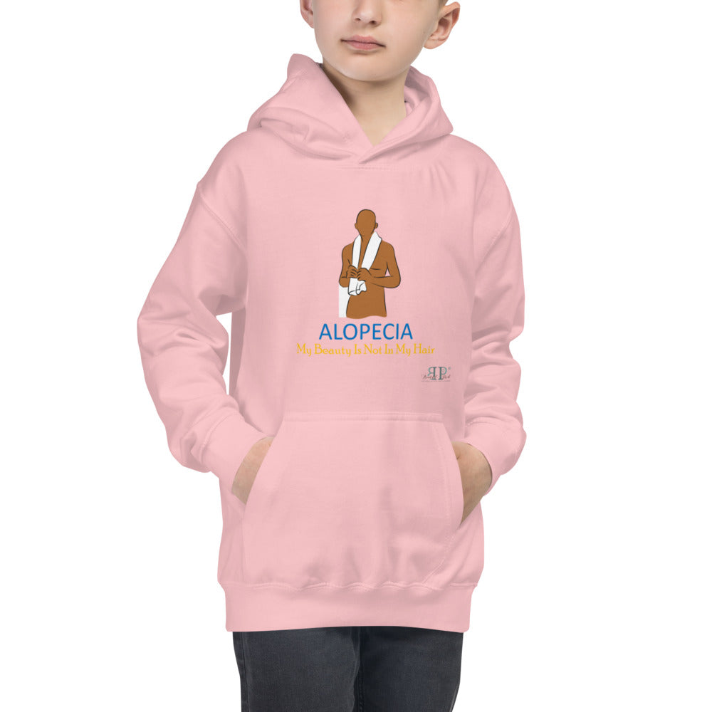 Alopecia- My Beauty Is Not My Hair Kids Hoodie- MALE
