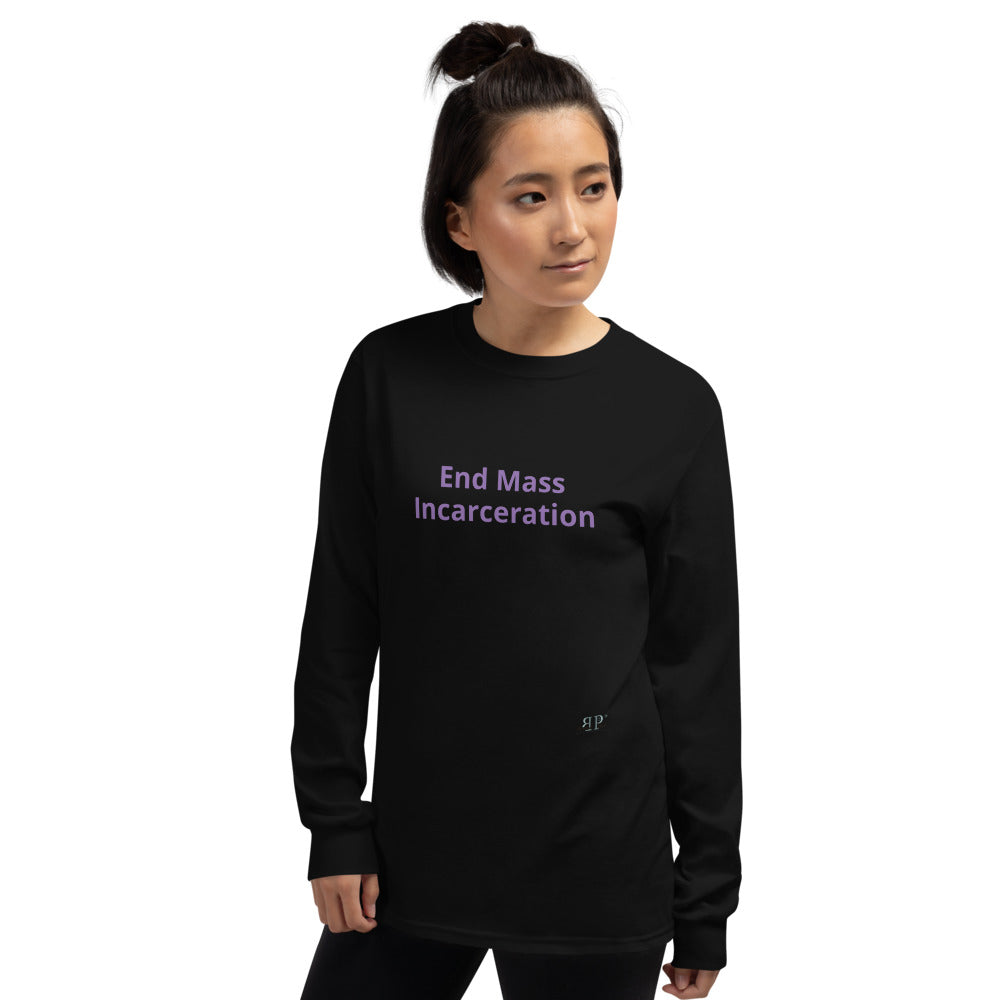 End Mass Incarceration Long Sleeve Shirt- Men's