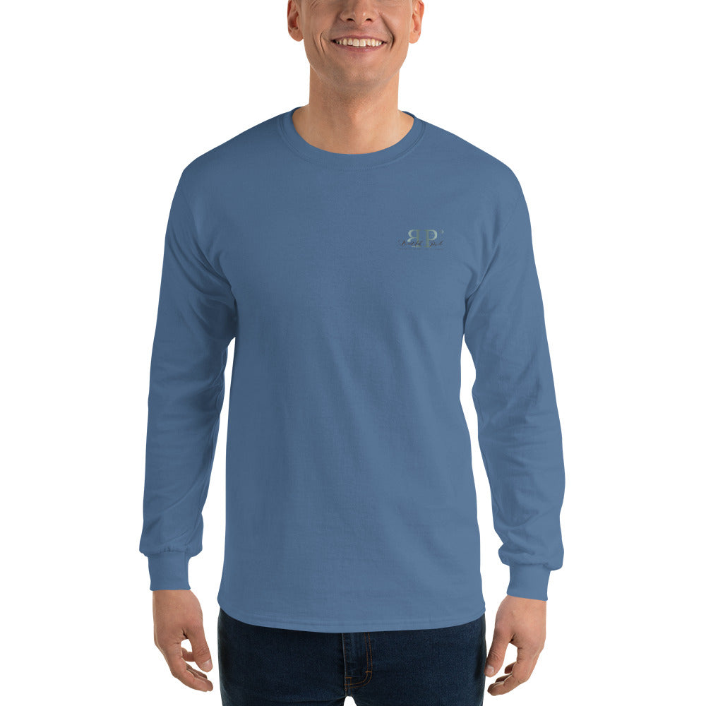 Words are Important When Talking About Substance Use Disorders: Don Coyhis Quote Men’s Long Sleeve Shirt- text on Back (+$9)
