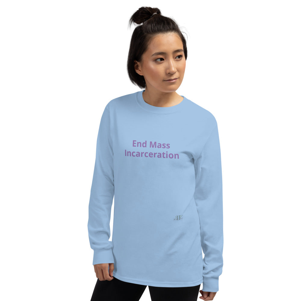 End Mass Incarceration Long Sleeve Shirt- Men's