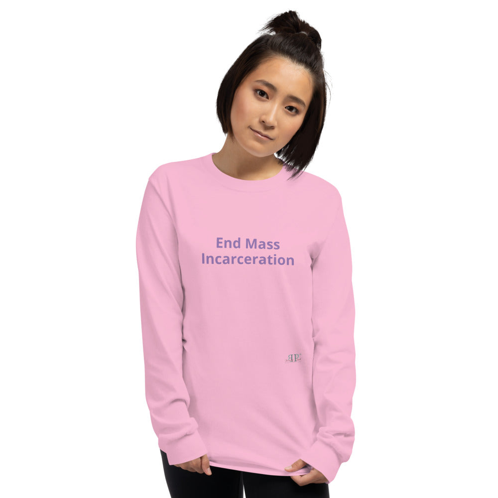 End Mass Incarceration Long Sleeve Shirt- Men's
