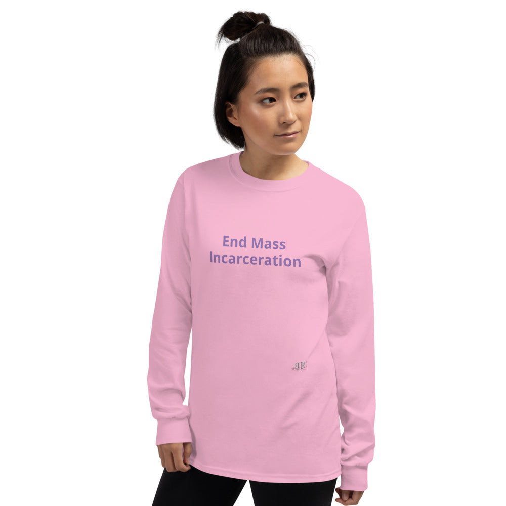 End Mass Incarceration Long Sleeve Shirt- Men's