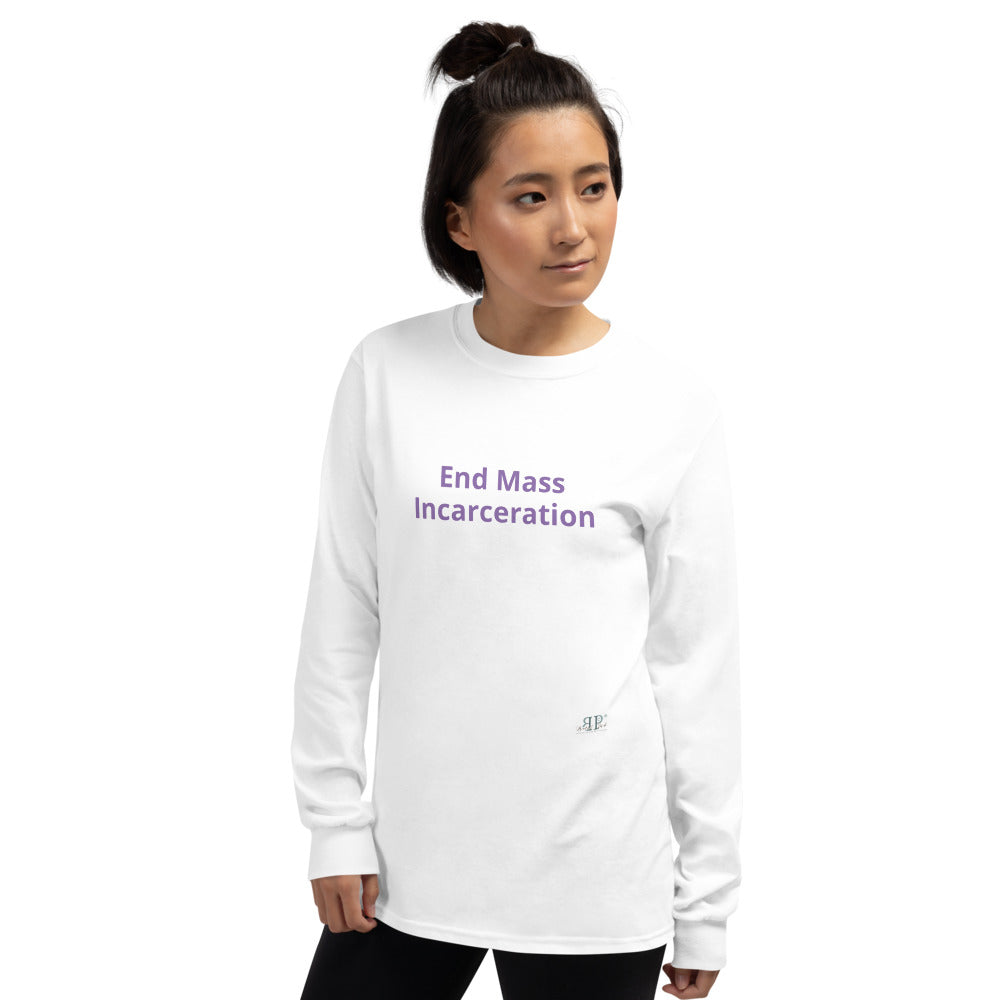 End Mass Incarceration Long Sleeve Shirt- Men's