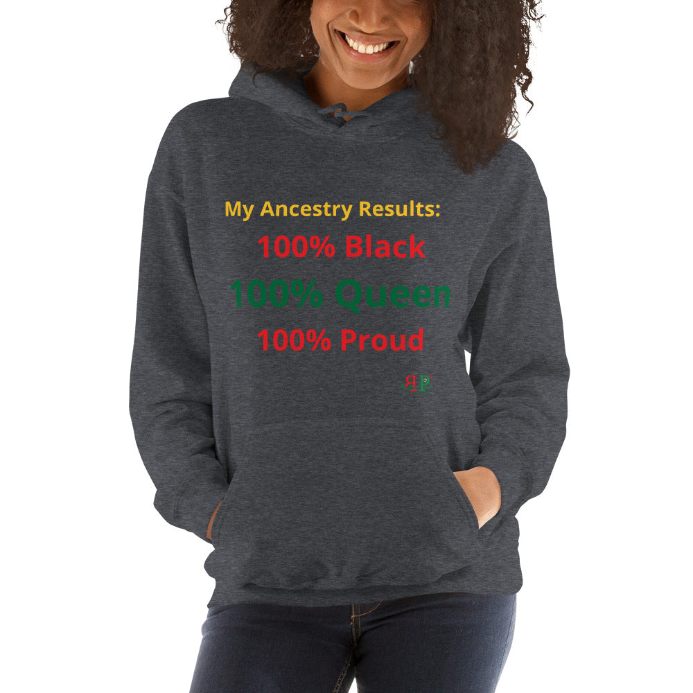 100% Queen- Colors of the Motherland Unisex Hoodie