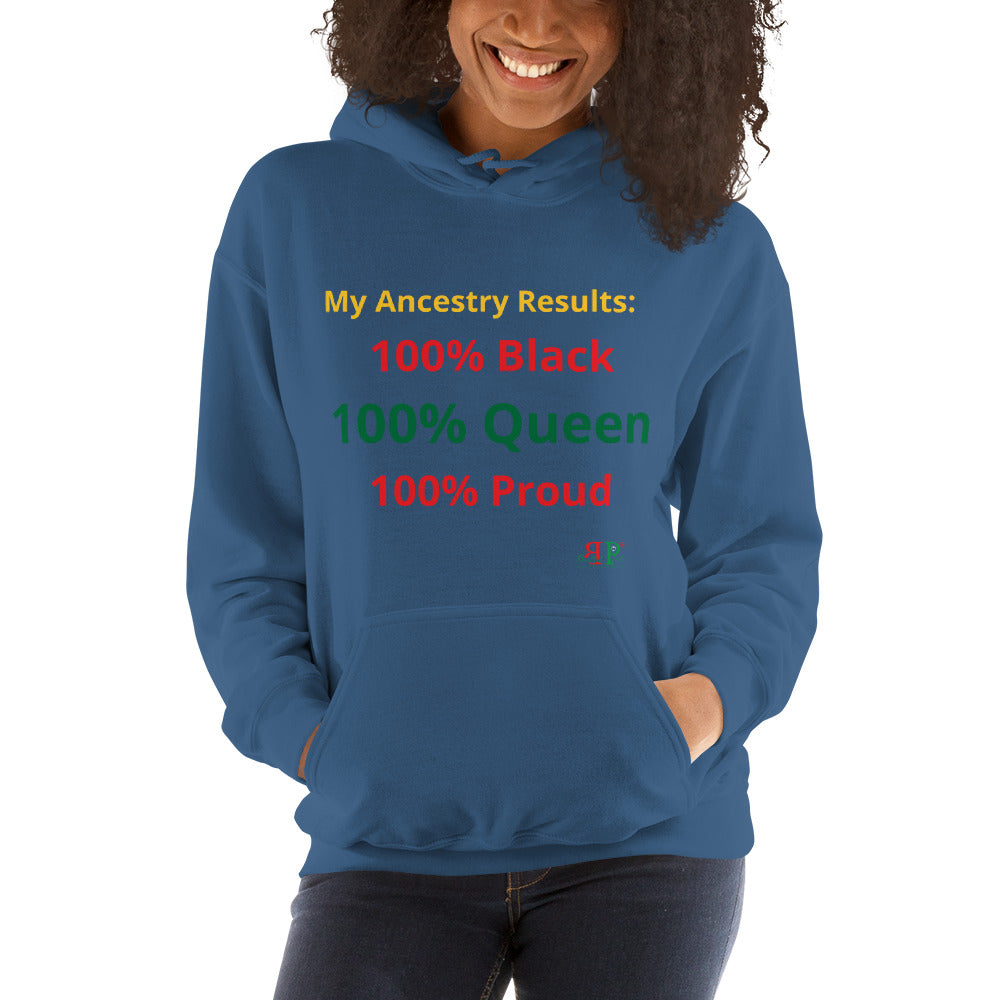 100% Queen- Colors of the Motherland Unisex Hoodie