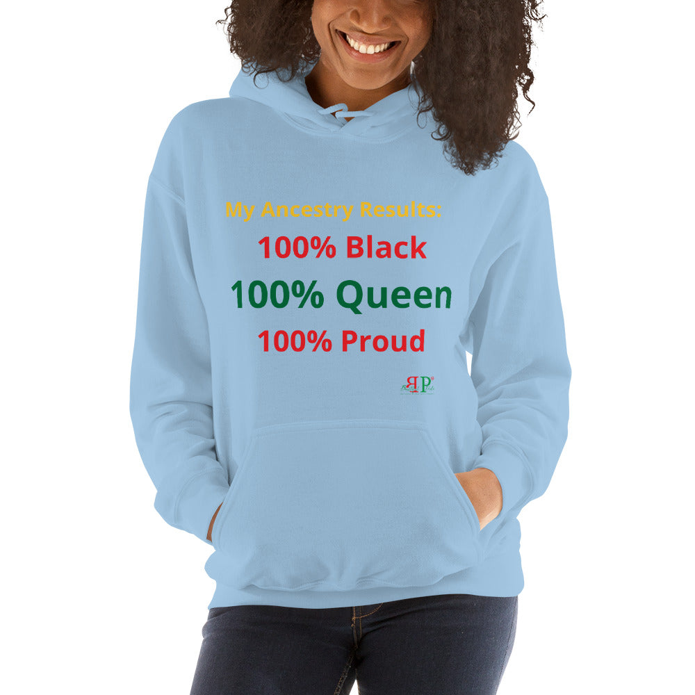 100% Queen- Colors of the Motherland Unisex Hoodie