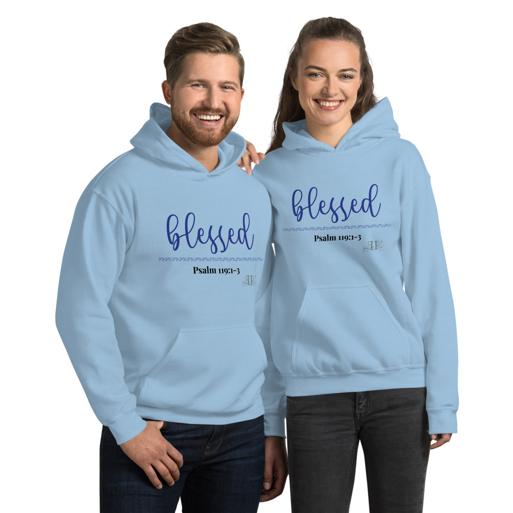 Blessed- Psalm 119:1-3 Unisex Hoodie