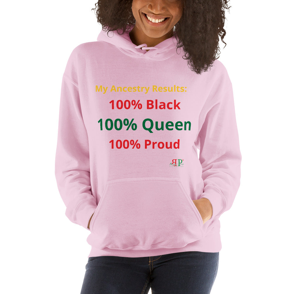 100% Queen- Colors of the Motherland Unisex Hoodie