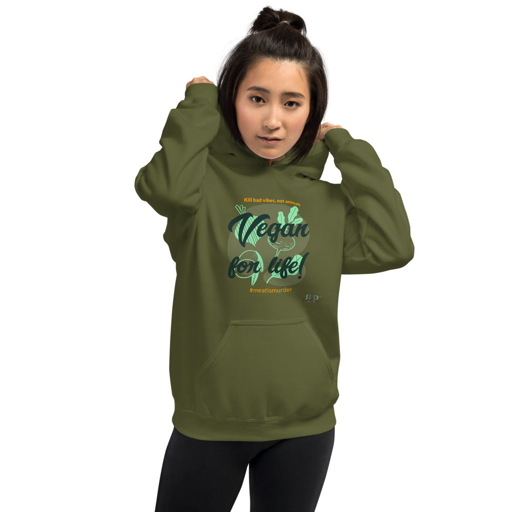 Vegan for Life Unisex Hoodie