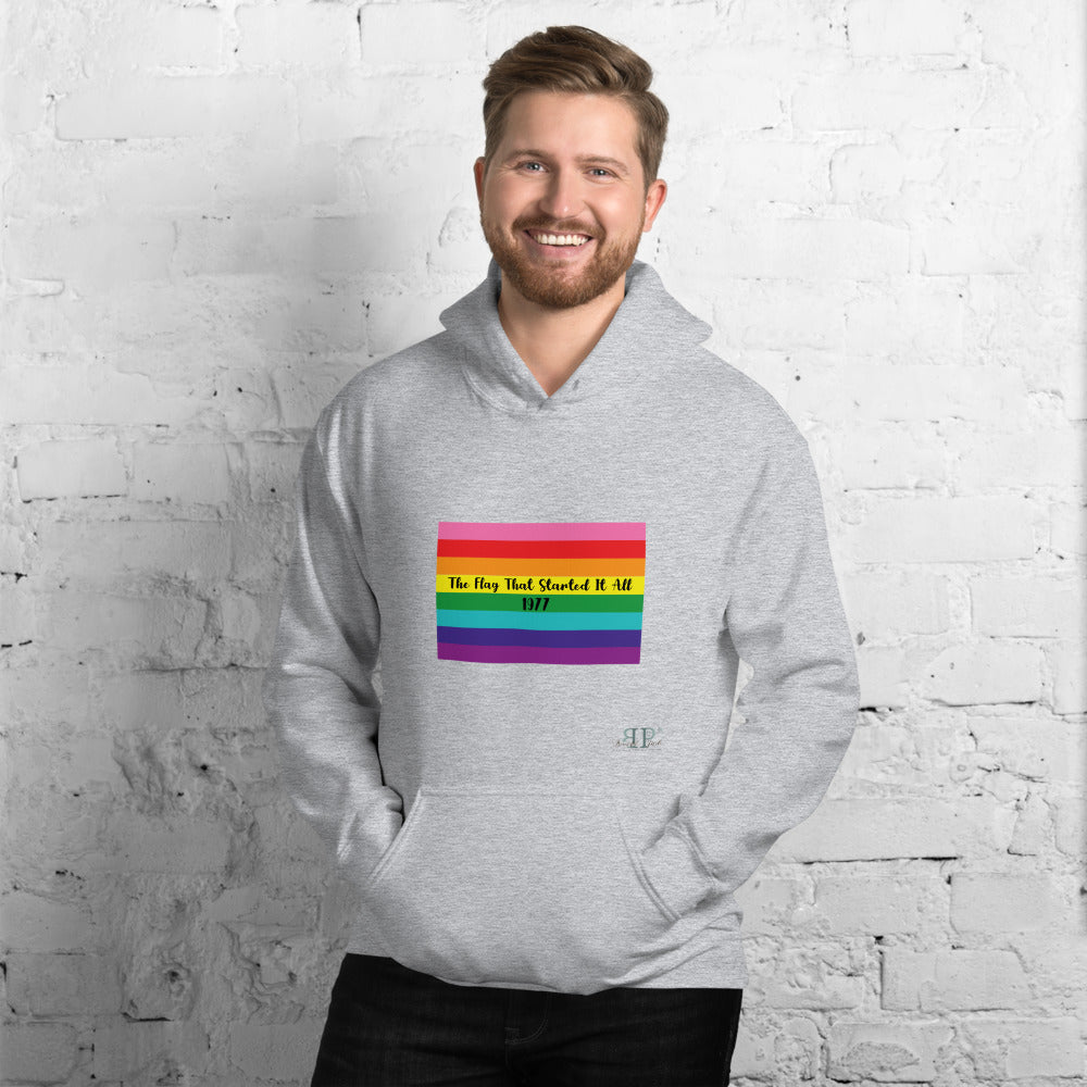 LGBTQ: The Flag That Started It All 1977 Unisex Hoodie