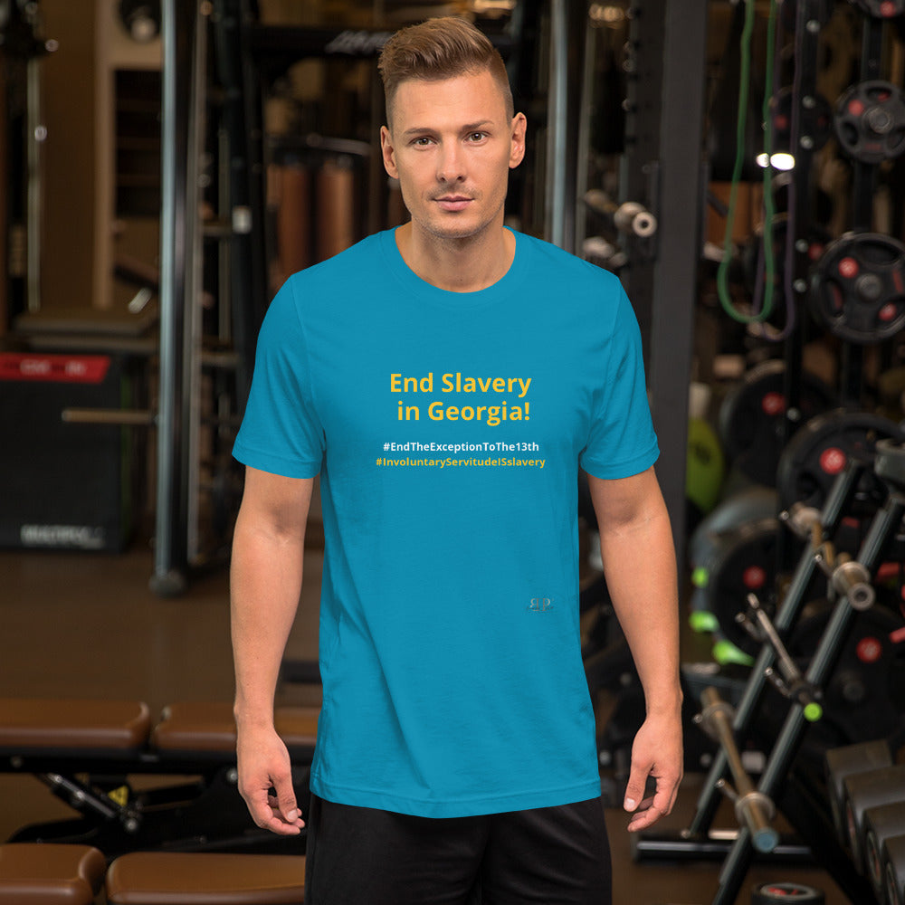 End Slavery in Georgia Unisex t-shirt