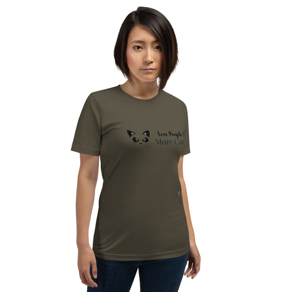 Less People More Cats Unisex T-Shirt