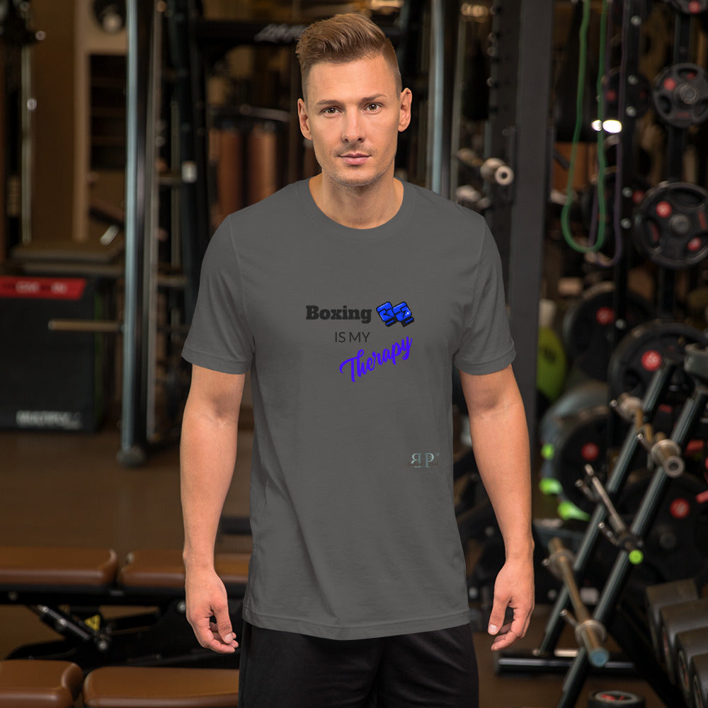 Boxing is my Therapy Unisex t-shirt
