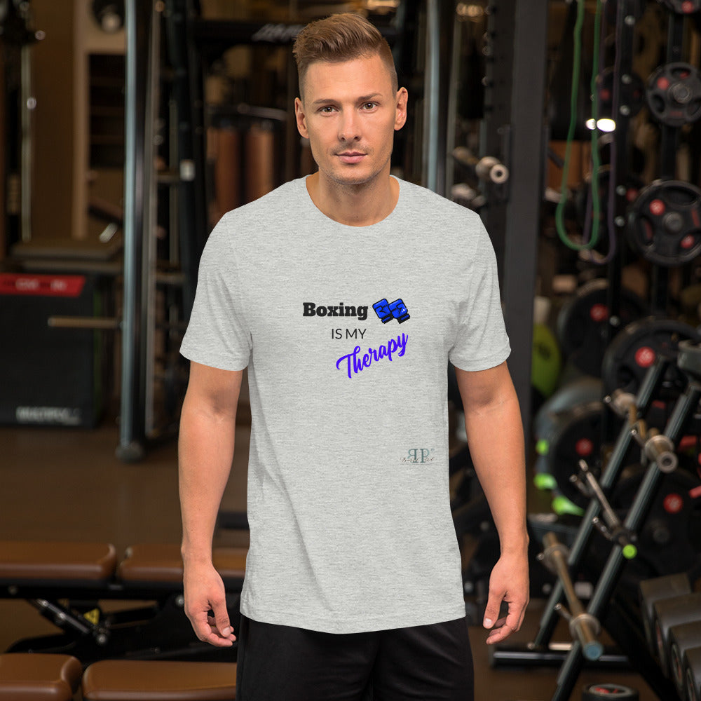 Boxing is my Therapy Unisex t-shirt