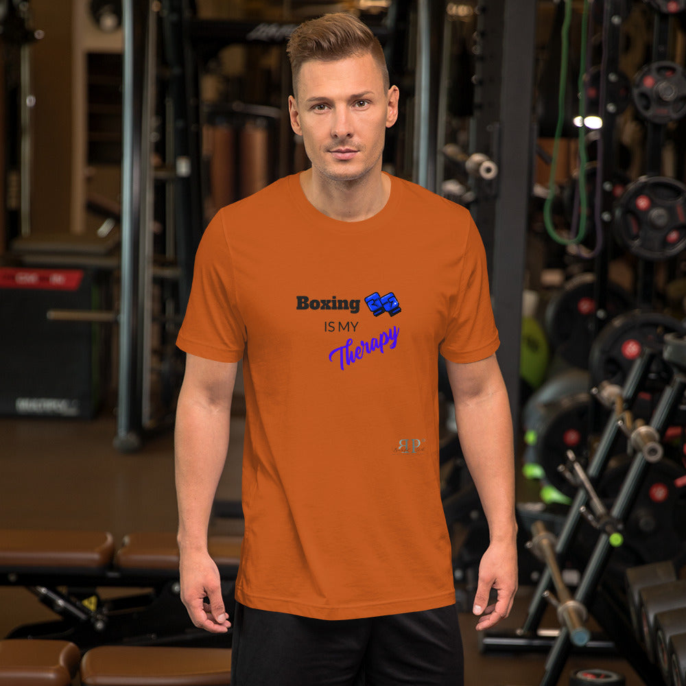 Boxing is my Therapy Unisex t-shirt