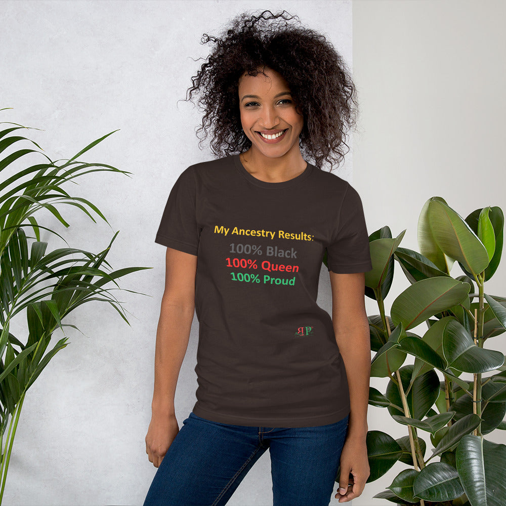 100% Queen colors of the Mother land Unisex T-Shirt