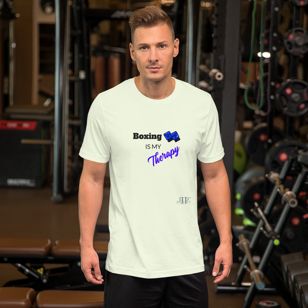 Boxing is my Therapy Unisex t-shirt