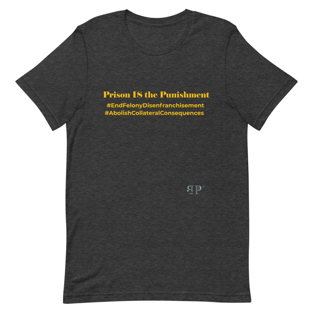 Prison IS the Punishment Unisex T-Shirt