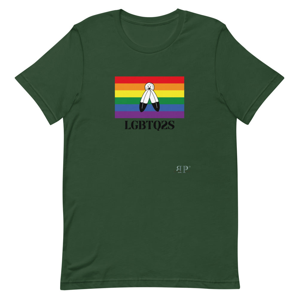 LGBTQ 2 Spirited Short-Sleeve Unisex T-Shirt