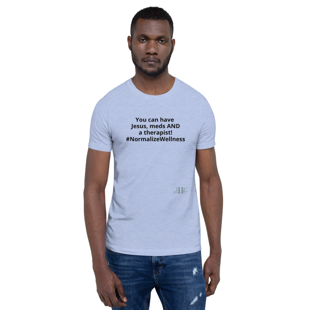 Jesus, Meds AND a therapist T-Shirt
