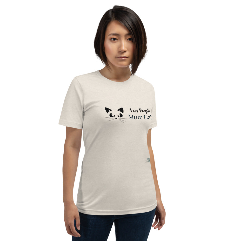 Less People More Cats Unisex T-Shirt