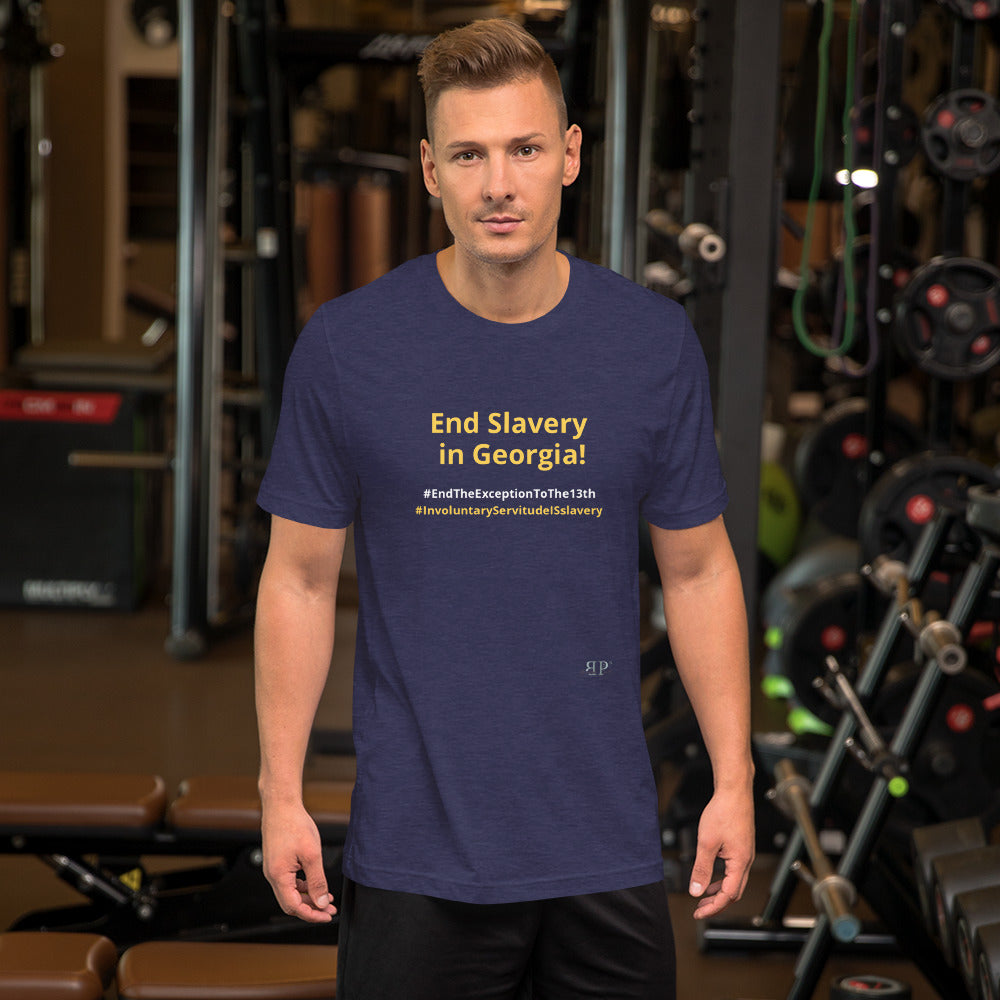 End Slavery in Georgia Unisex t-shirt