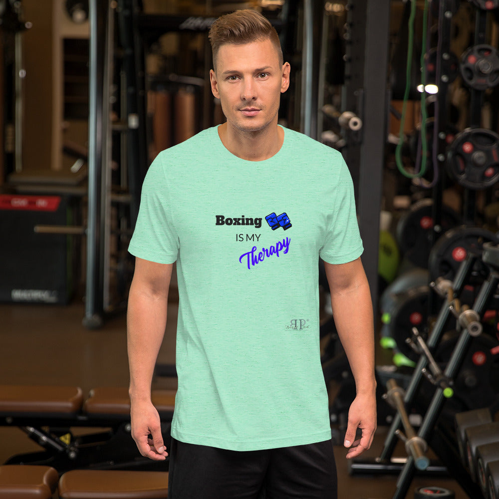 Boxing is my Therapy Unisex t-shirt