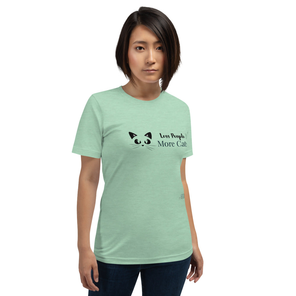 Less People More Cats Unisex T-Shirt