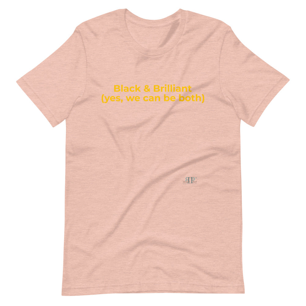 Black and Brilliant Unisex T-Shirt