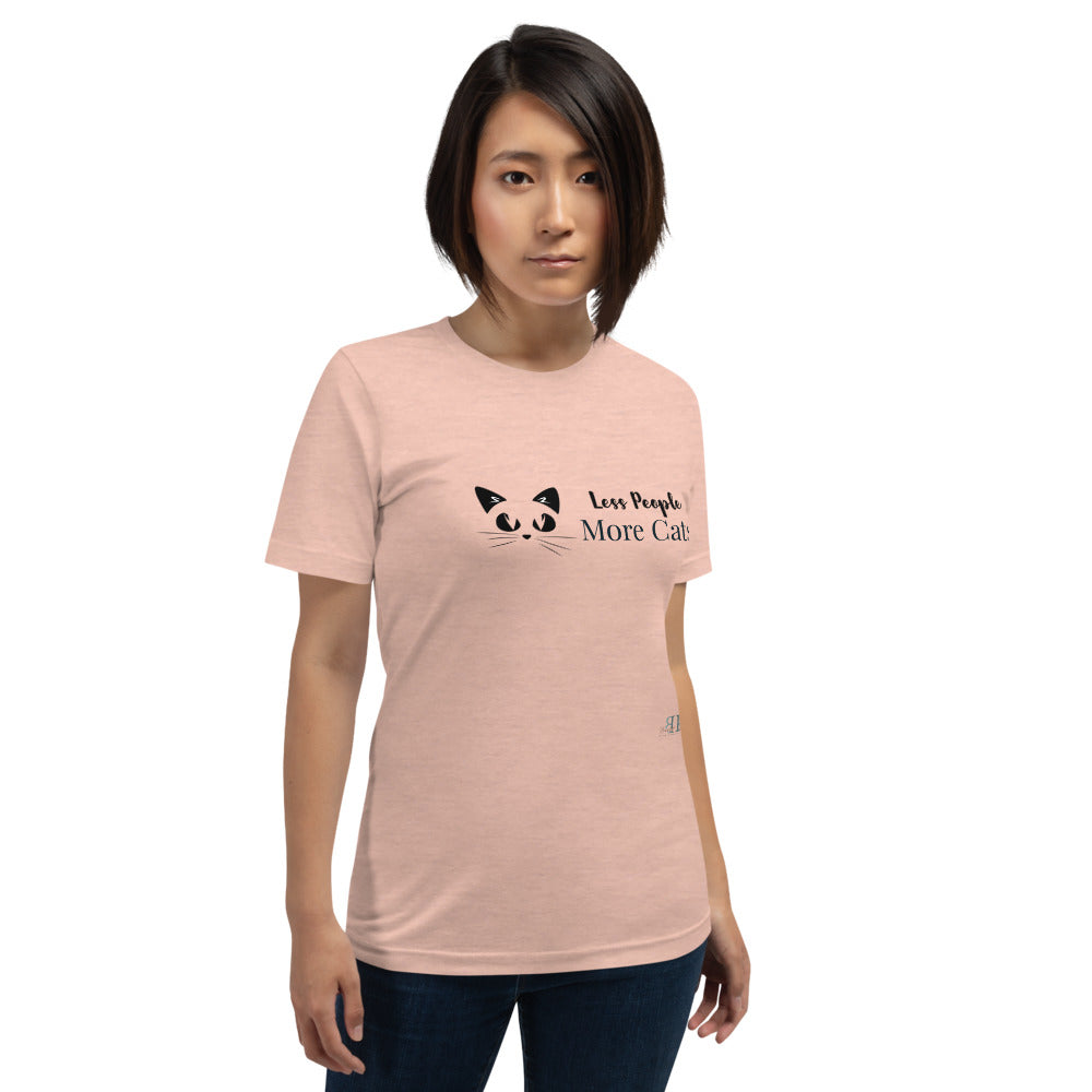 Less People More Cats Unisex T-Shirt