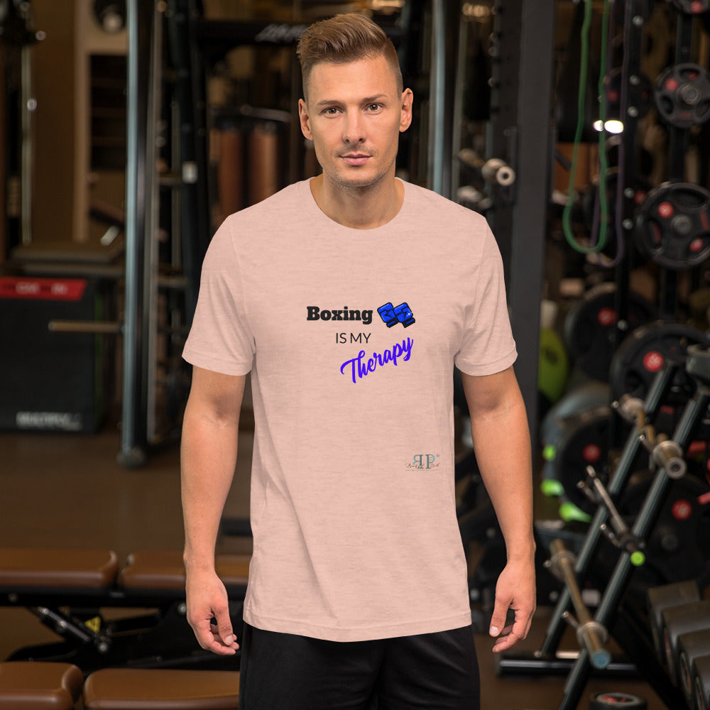 Boxing is my Therapy Unisex t-shirt