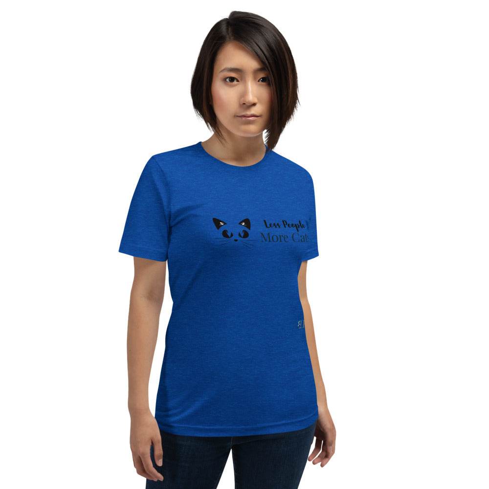 Less People More Cats Unisex T-Shirt