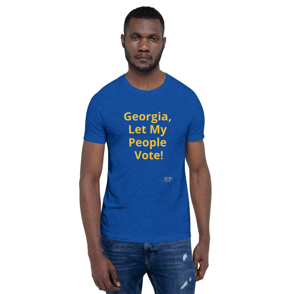 Georgia, Let My People Vote Unisex T-Shirt