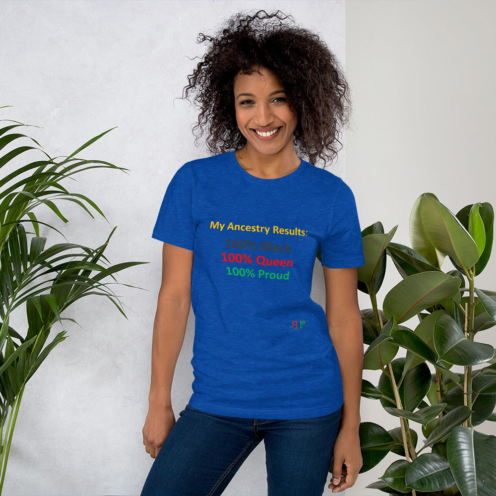 100% Queen colors of the Mother land Unisex T-Shirt