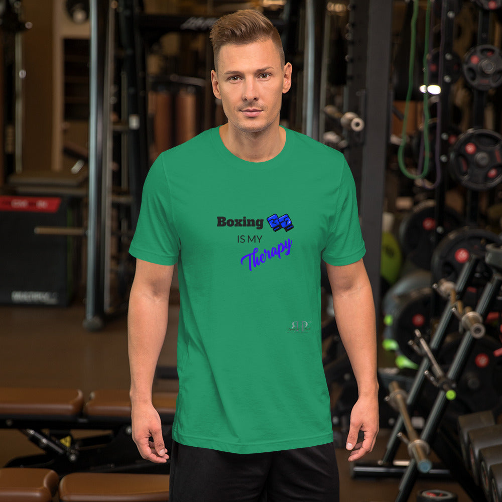 Boxing is my Therapy Unisex t-shirt