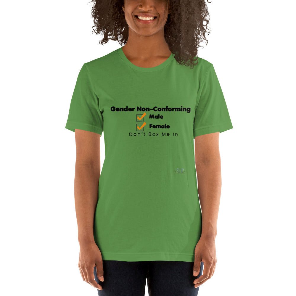 Gender Nonconforming Don't Box Me In Unisex T-Shirt