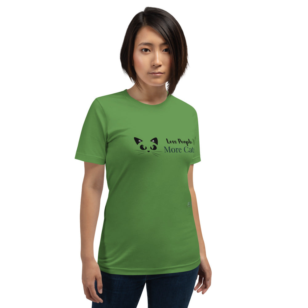 Less People More Cats Unisex T-Shirt