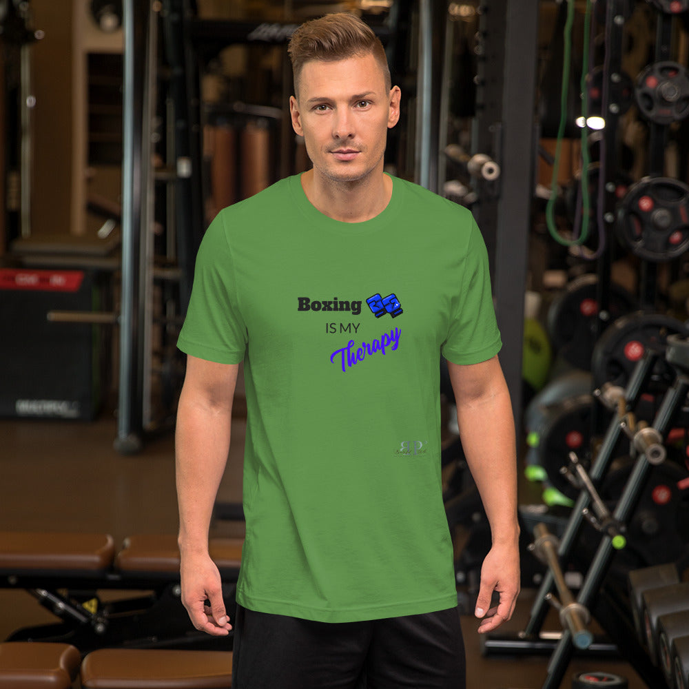Boxing is my Therapy Unisex t-shirt